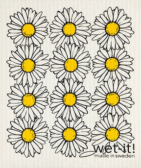 Wet-it! Daisies Swedish Cloth