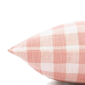 Dog Bed Blush Gingham Check