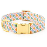 Patchwork Quilt Summer Dog Collar