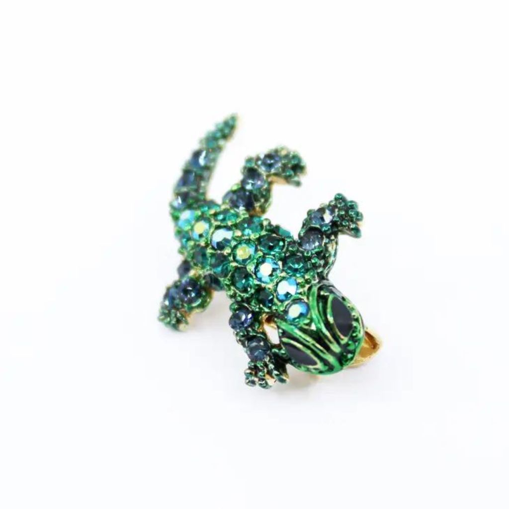 La Jungle des Gemmes Lizzard Brooch