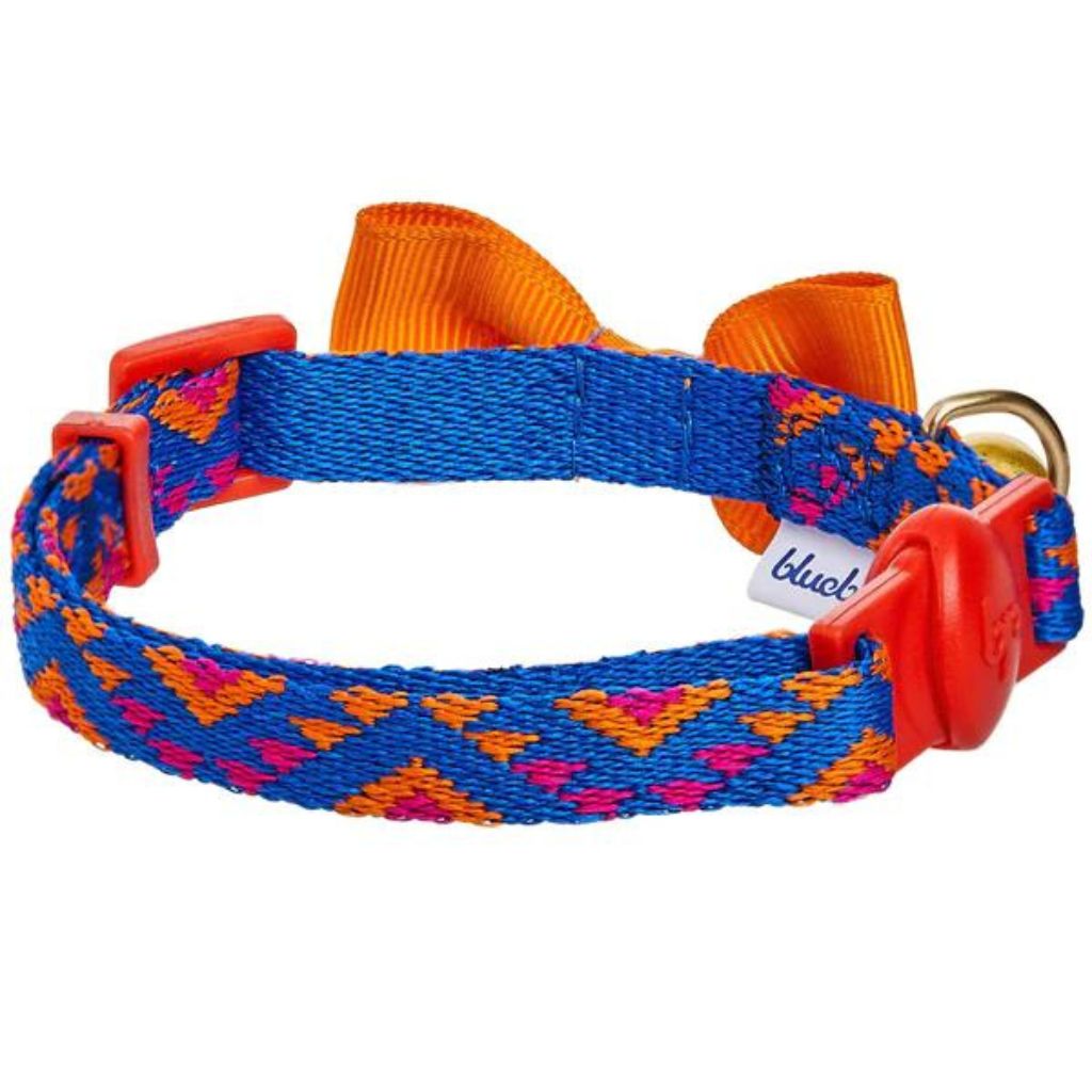 Southwestern Tribal Triangles Cat Collar