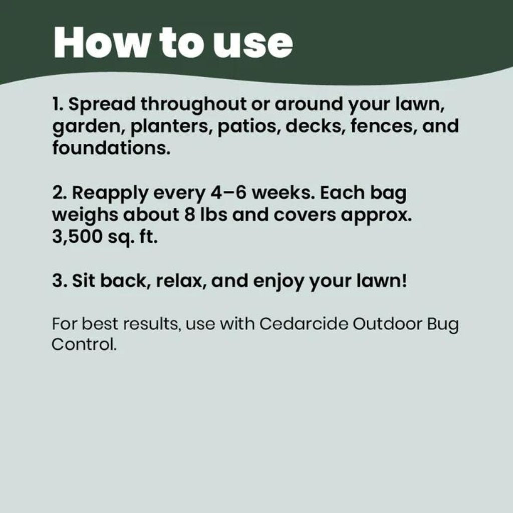 Cedarcide Outside Bug Control Granules