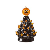 Evergreen Tree Table Decor Halloween 5"