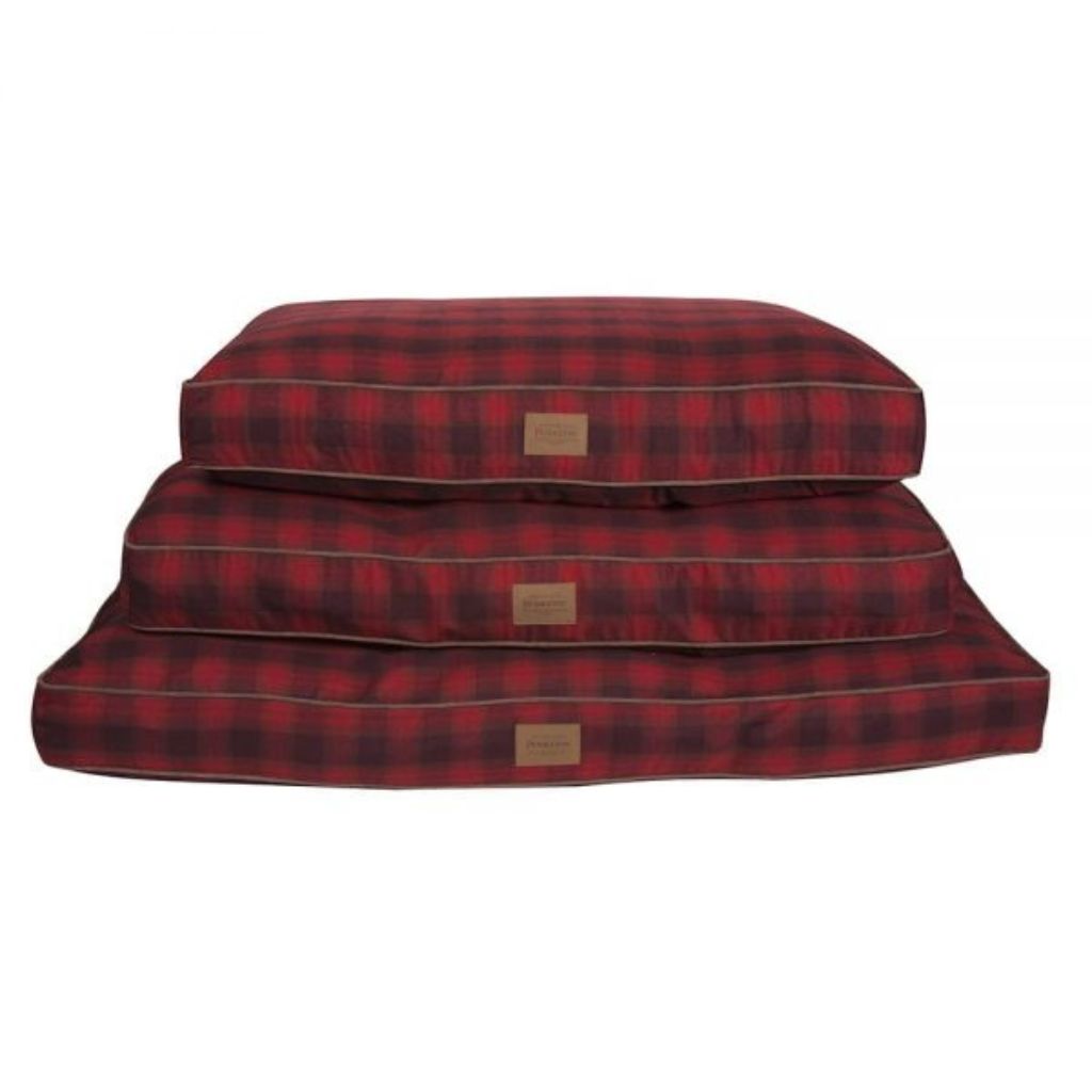 Caroline Pet - Pendleton Classic Napper Red Ombre Plaid Dog Bed