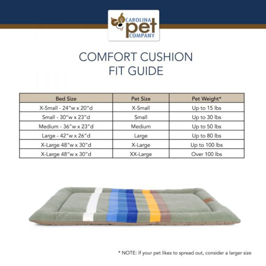 Carolina Pet - Pendleton Cushion Olympic Dog Bed