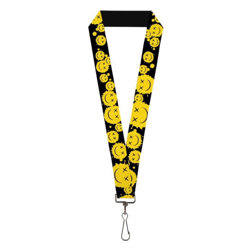 Buckle Down - Smiley Face Scattered Lanyard