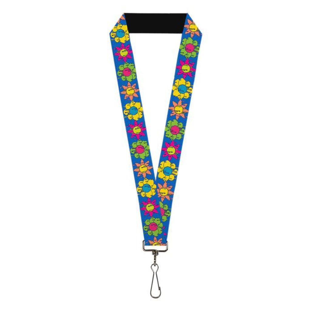 Buckle Down - Funky Flower Drip Lanyard