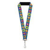 Buckle Down - Funky Flower Drip Lanyard