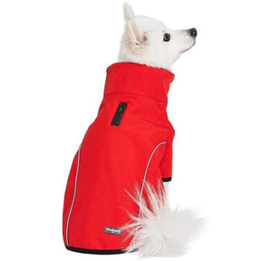 Red | Waterproof Reflective Dog Softshell Jacket