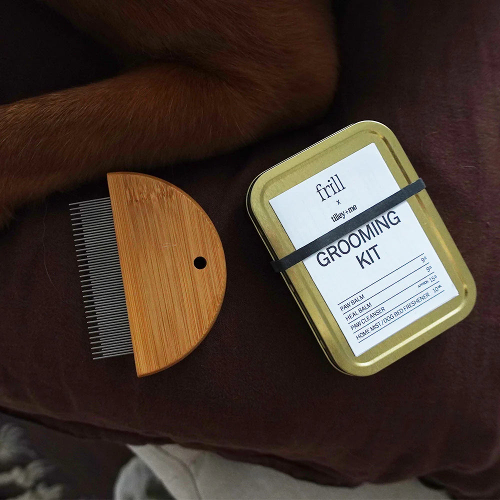 Bamboo Flea and Detangler Comb for Pets