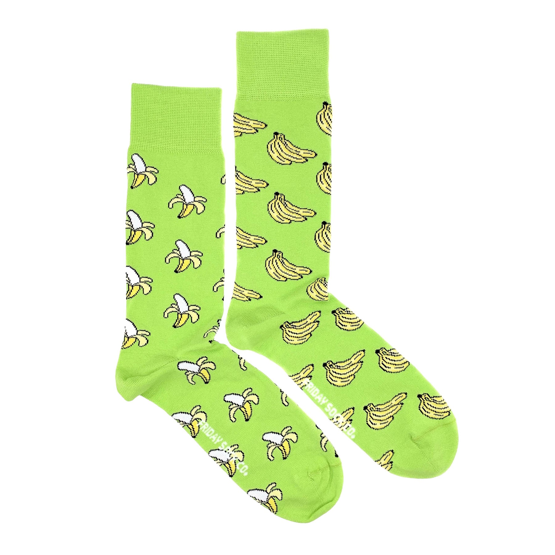 Friday Sock Co. - Socks Bananas Bright Green