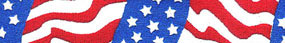 Nylon Velcro Cat Collar - Stars & Stripes