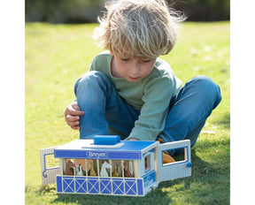 Breyer - Farms Blue Wooden Carry Case