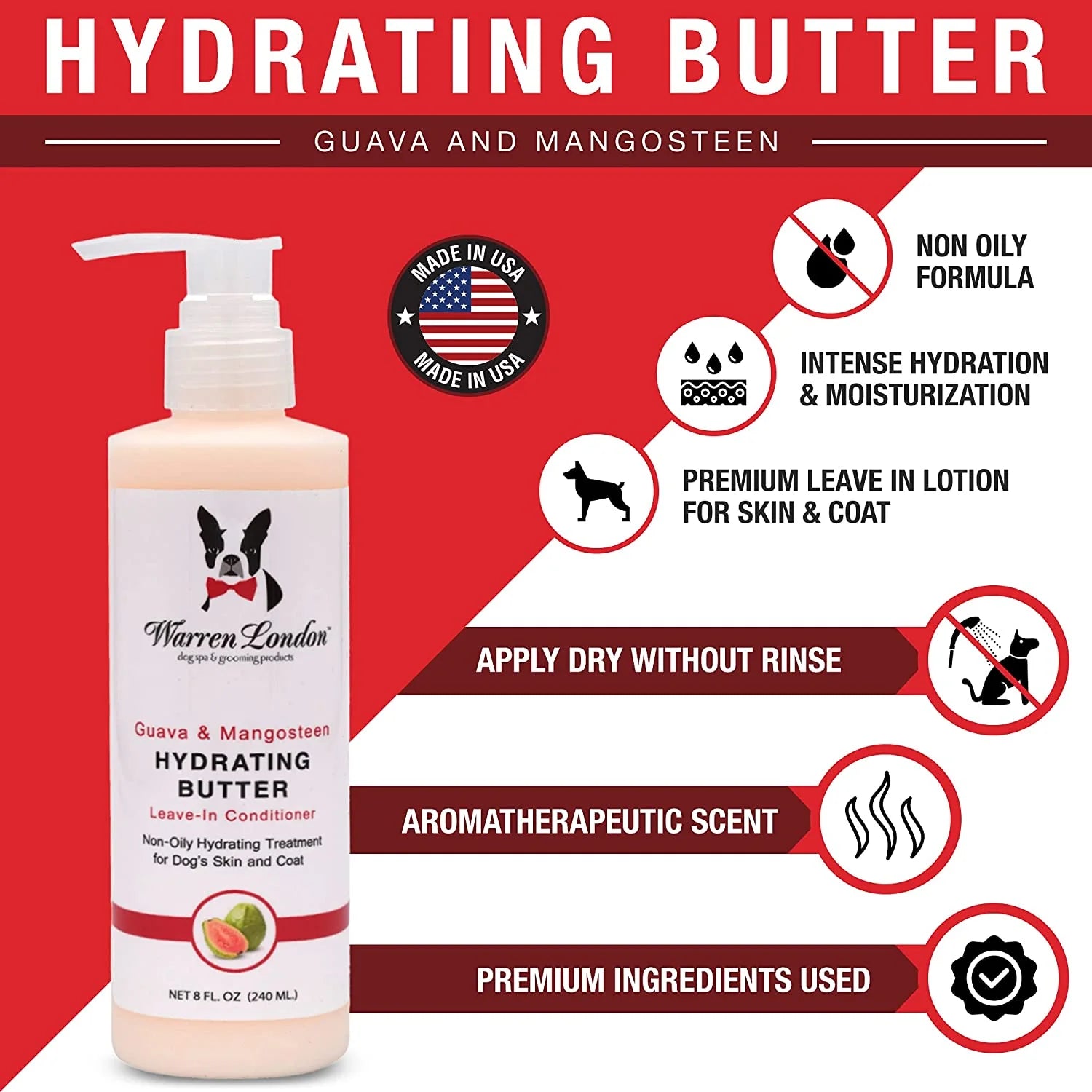 Warren London - Hydrating Butter for Dry Skin Leave-in Lotion