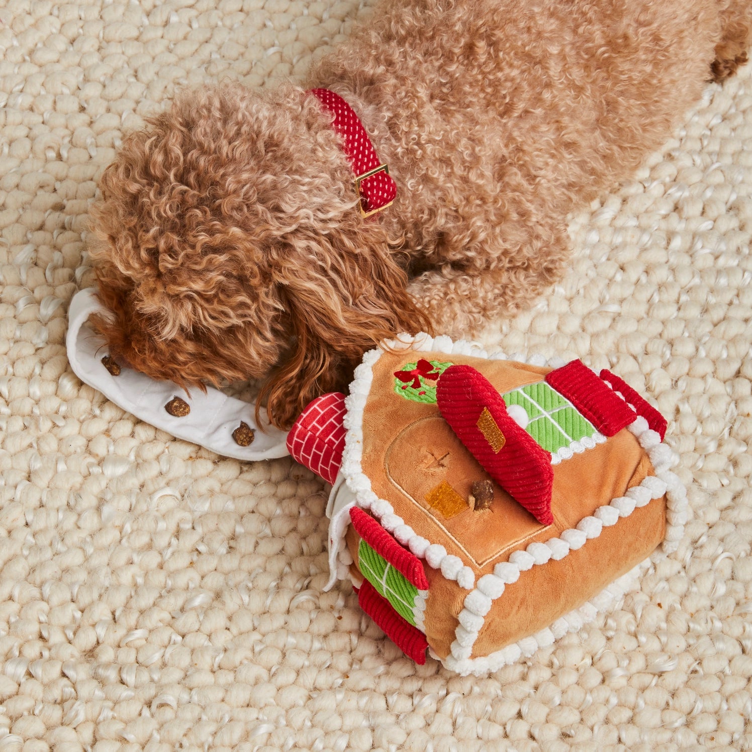 FoggyDog - Dog Toy Gingerbread House