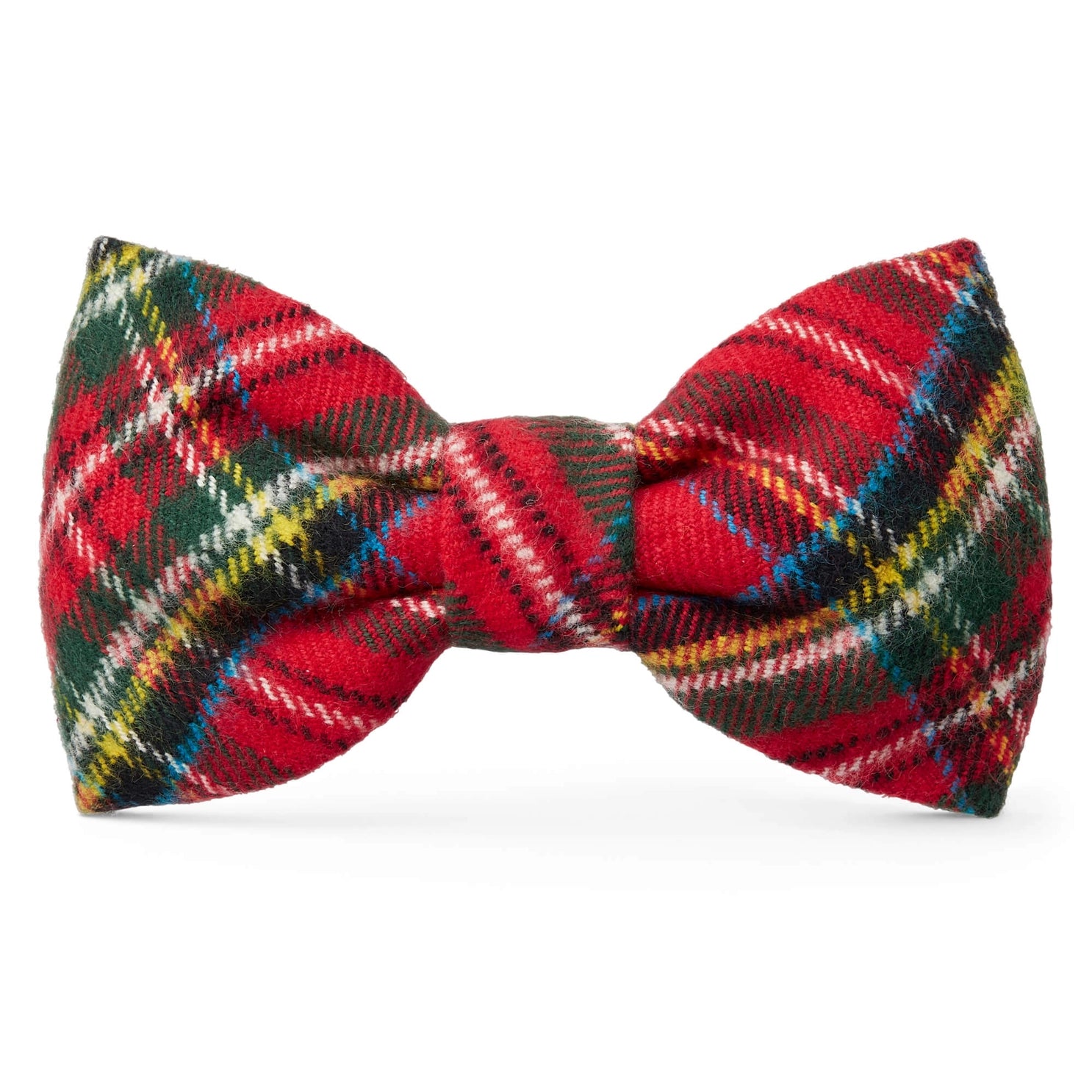 Dog Bow Tie Tartan Plaid Flannel