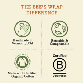 Bee's Wrap Vegan Assorted 3 Packs