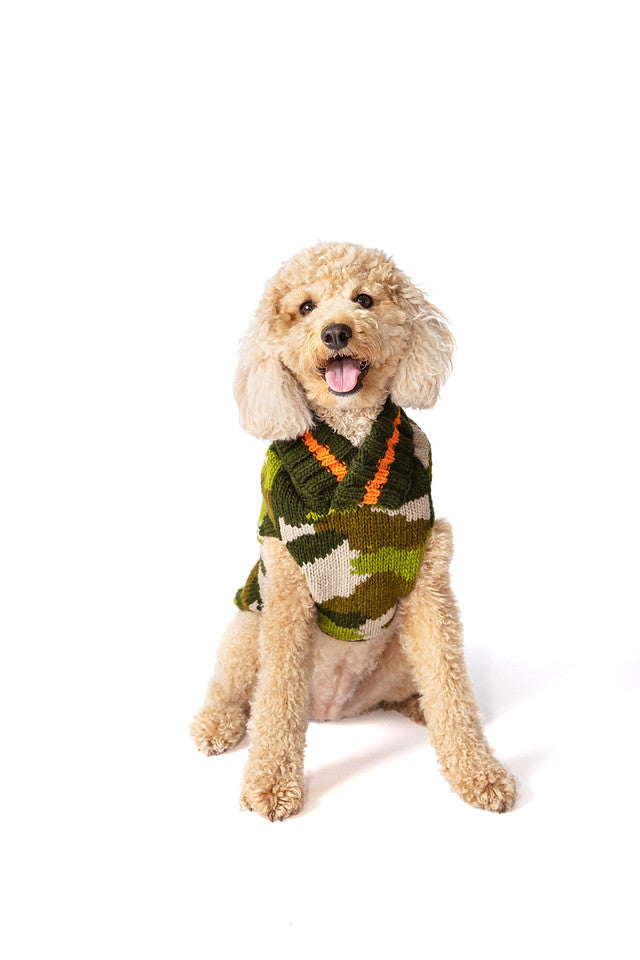 Dog Sweater Camo