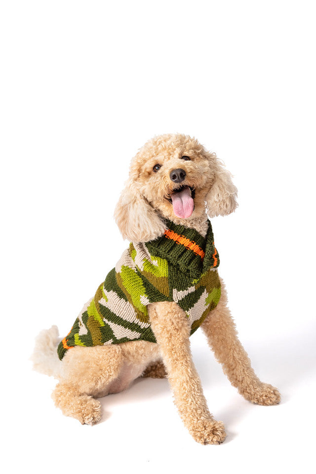 Dog Sweater Camo