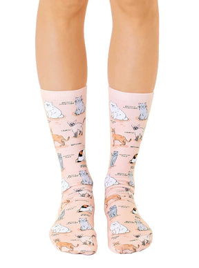 Living Royal - Cat Breeds Crew Socks