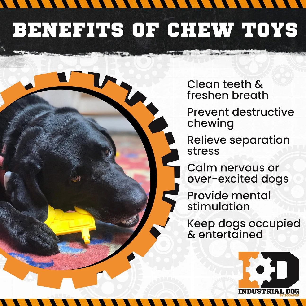 Tractor Power Chewer Dog Toy