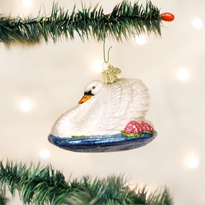 Old World Christmas - Monet's Swan Ornament