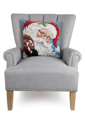 Peking Handicraft Pillow Santa with Glasses