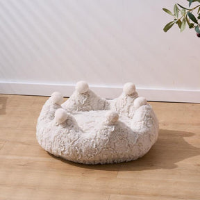 Cat Bed Crown Plush