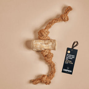 Chew Stick Made Of Coffee Wood & Coconut Rope