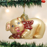 Old World Christmas - Country Pig Ornament