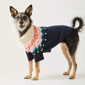 Dog Sweater Fair Isle Bobble