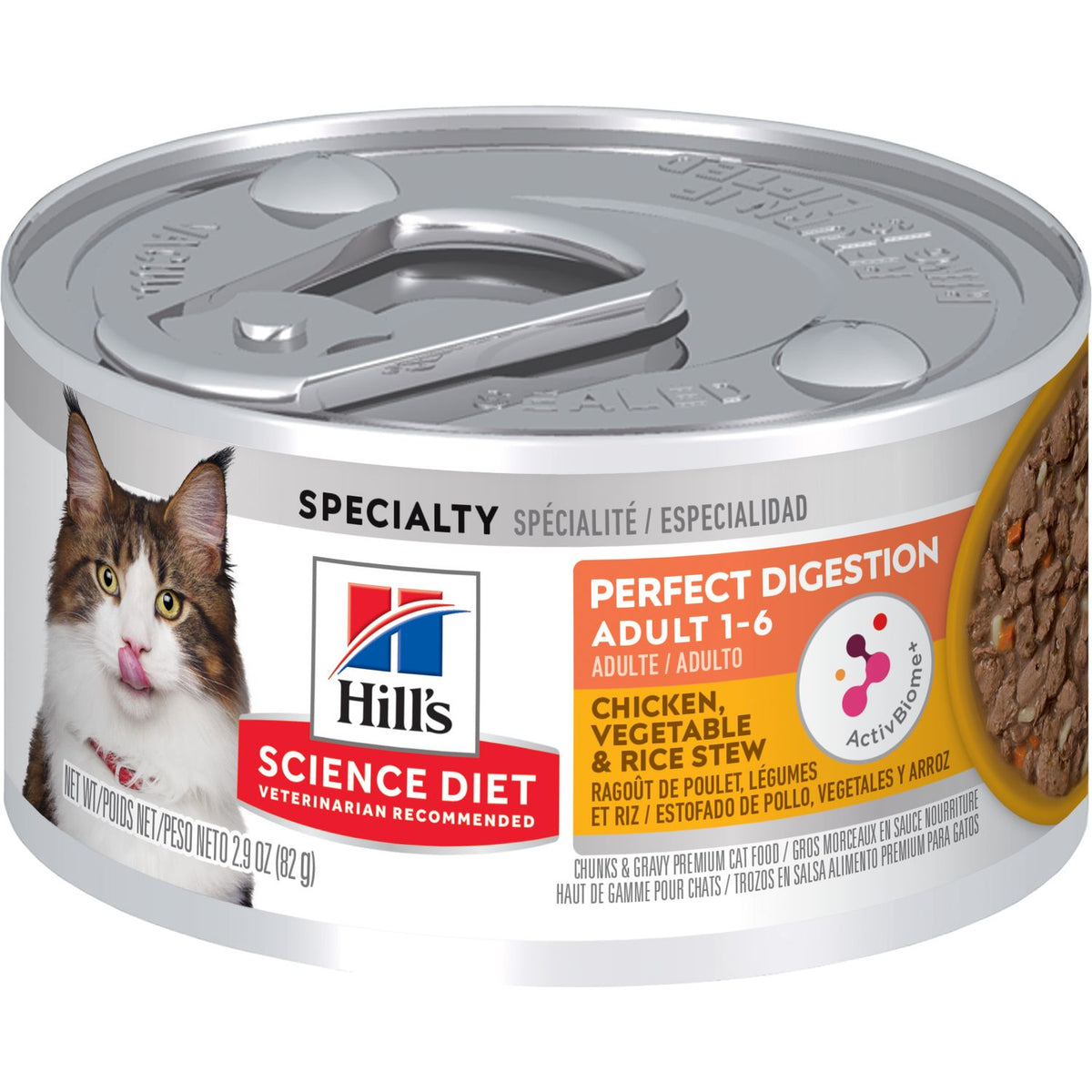 Hill's Science Diet - Adult Perfect Digestion Chicken & Veg & Rice Stew Cat