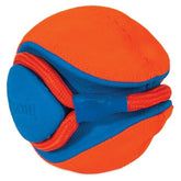 Rope Fetch Ball With Bungee Handle Stored On Sides