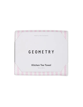 Geometry - Tea Towel Summer Stripe Pink