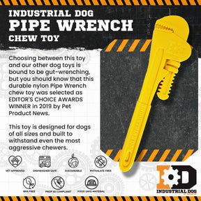 Pipe Wrench Power Chewer Dog Toy