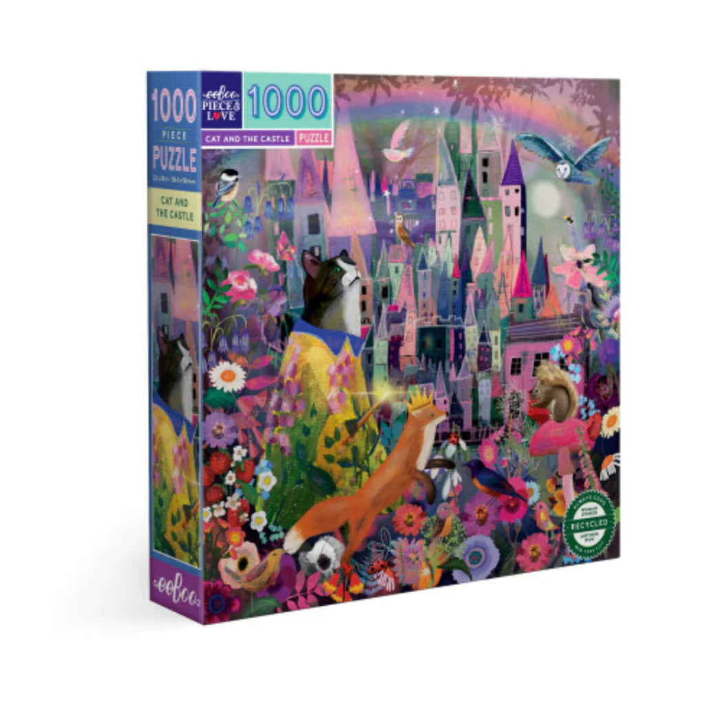 Cats and the Castle 1000 Piece Puzzle