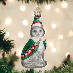 Old World Christmas - Elf Kitty Ornament