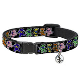 Buckle Down - Cat Collar Breakaway with Bell, Dancing Bears