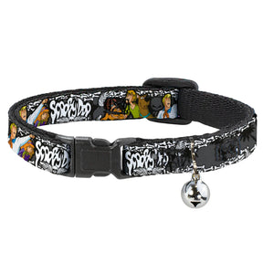 Buckle Down - Cat Collar Breakaway with Bell, Scooby Doo