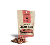 Vital Essentials - Chicken Hearts Freeze-Dried  Cat Treats