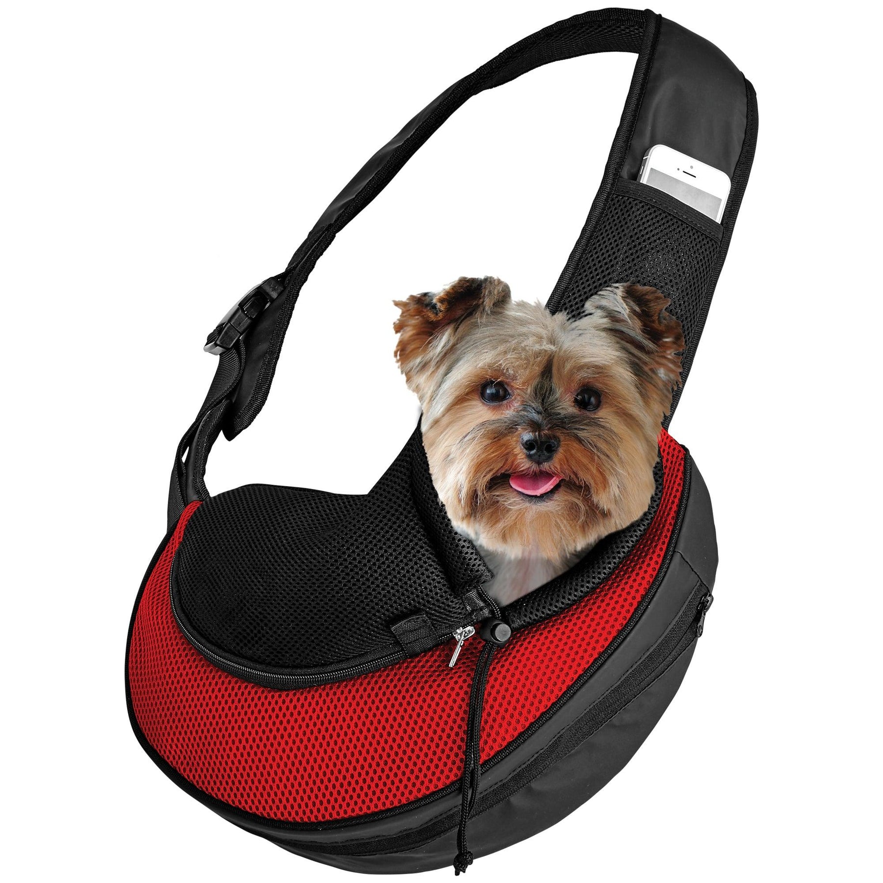 Pet Carrier Expandable Sling for Small Dogs & Cats