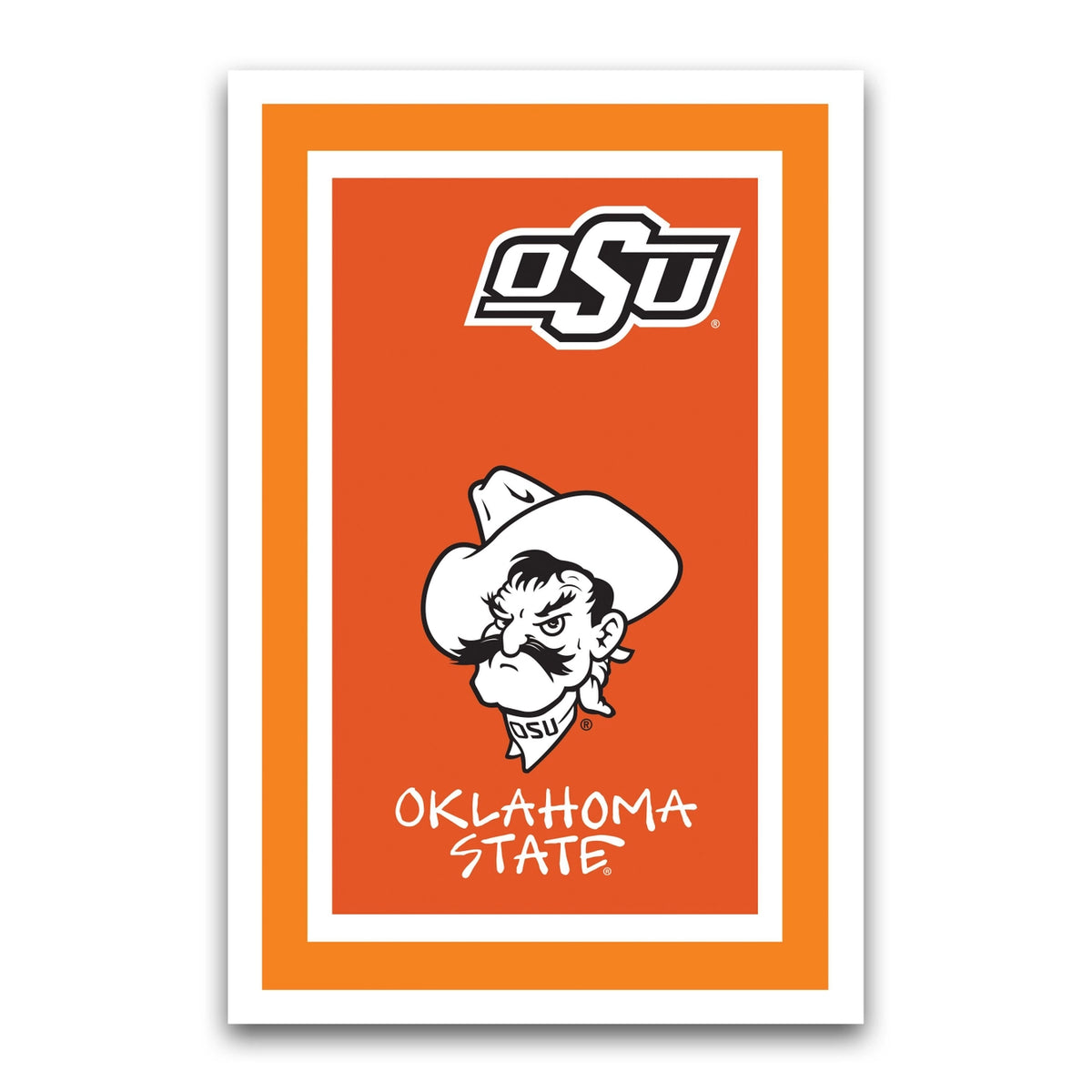 Collegiate Mascot Garden Flag