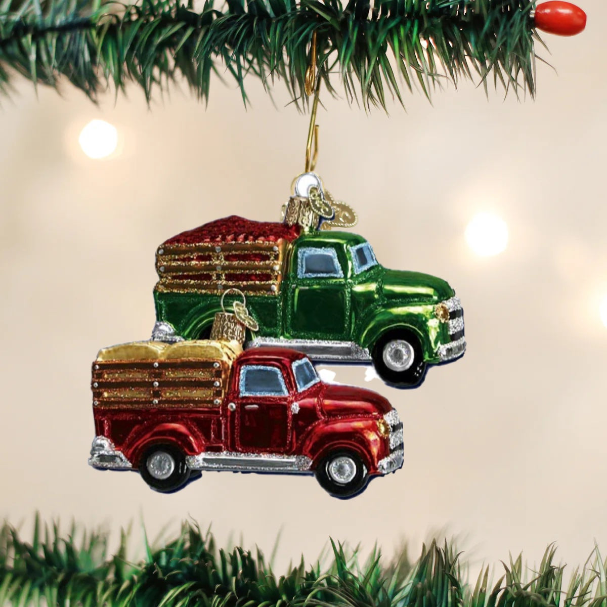 Old World Christmas - Farm Truck Ornament