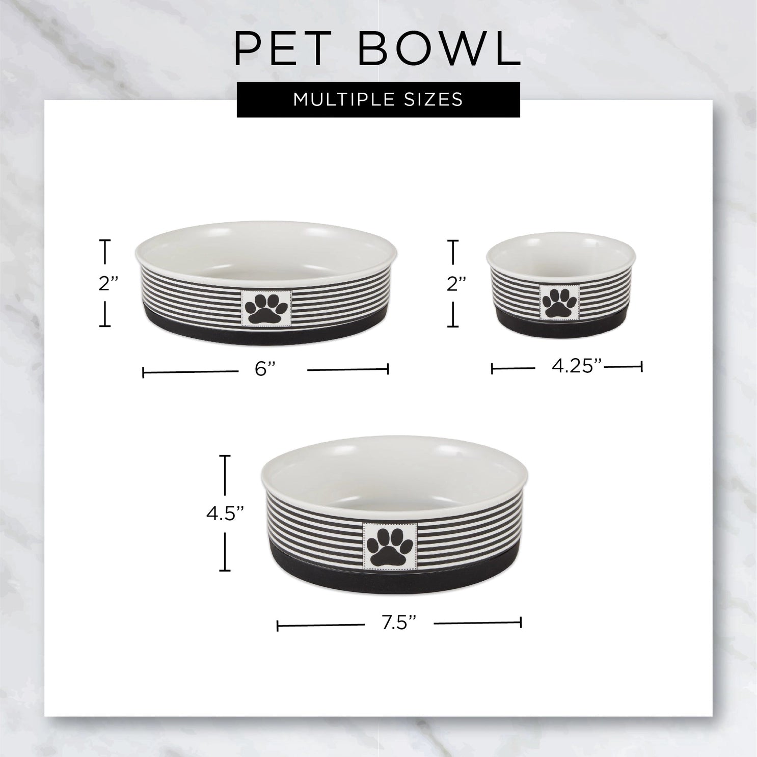 Bone Dry - Smiley Face Large Pet Bowl