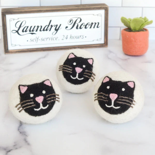 Friendsheep - Eco Dryer Ball Black Cats (Set of 3)