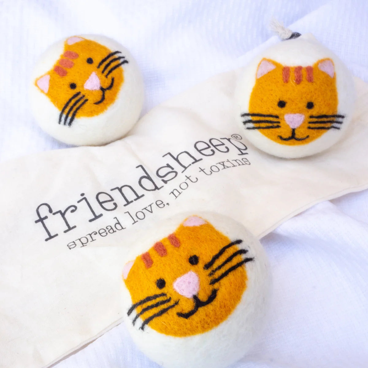 Friendsheep - Eco Dryer Ball Cool Cats (Set of 3)