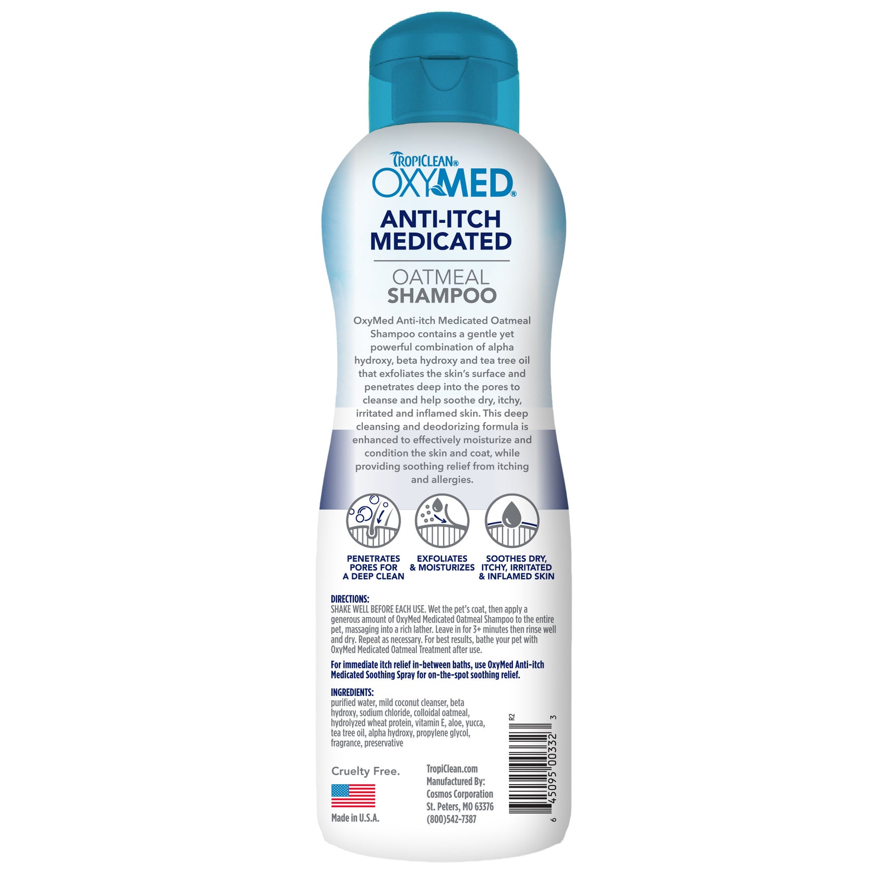 OxyMed Medicated Anti Itch Shampoo for Pets