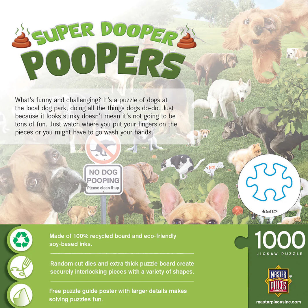 Super Dooper Poopers - 1000 Piece Jigsaw Puzzle