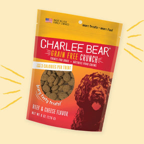 Charlee Bear - Grain Free Crunch Beef & Cheese - USA