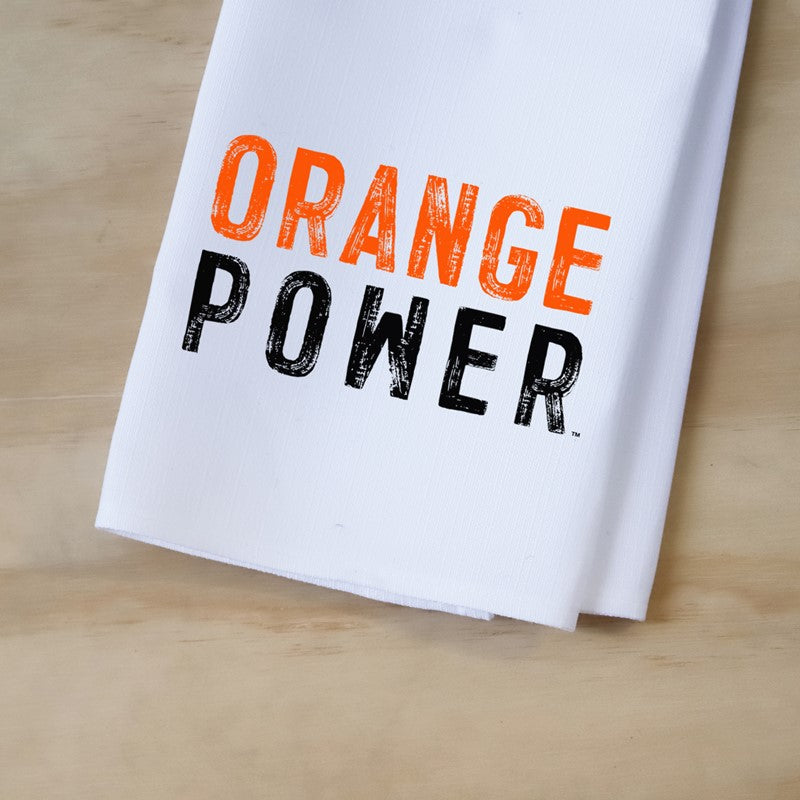 Tea Towel Orange Power